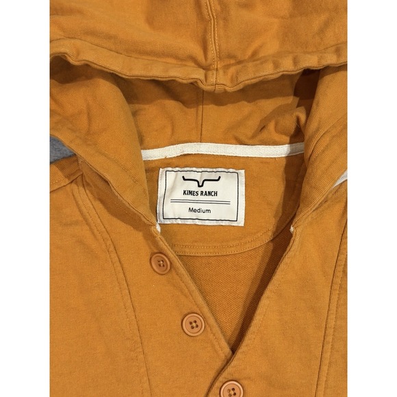 Kimes Ranch Hoodie Women's M Orange Long Sleeve Pullover Hoodie Sweatshirt - Picture 5 of 11